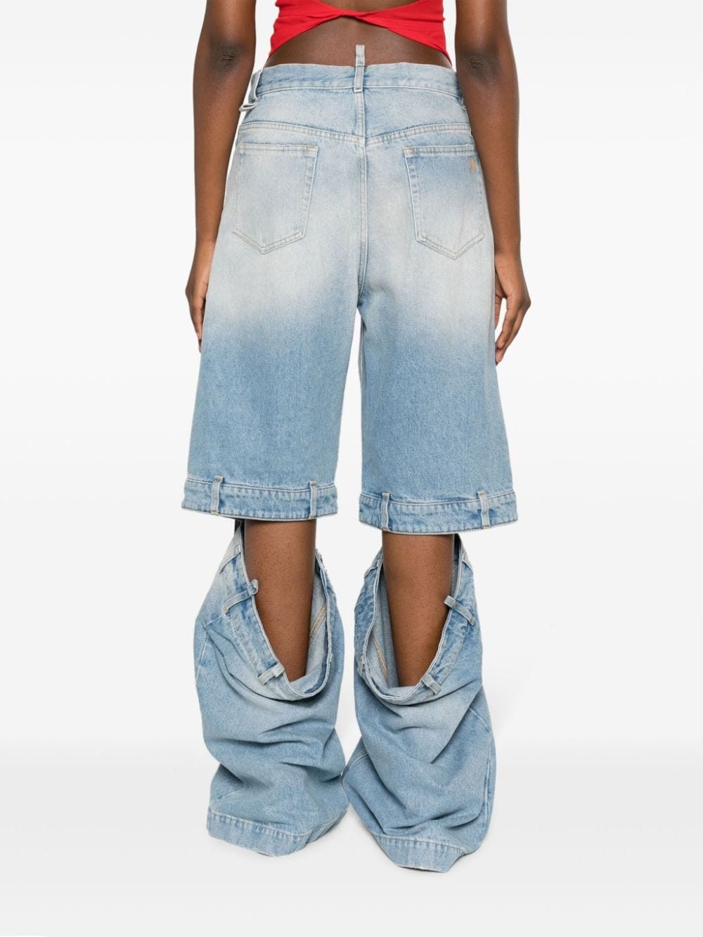 Ashton mid-rise wide-leg jeans - 4