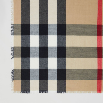 Burberry Lightweight Check Cashmere Scarf outlook