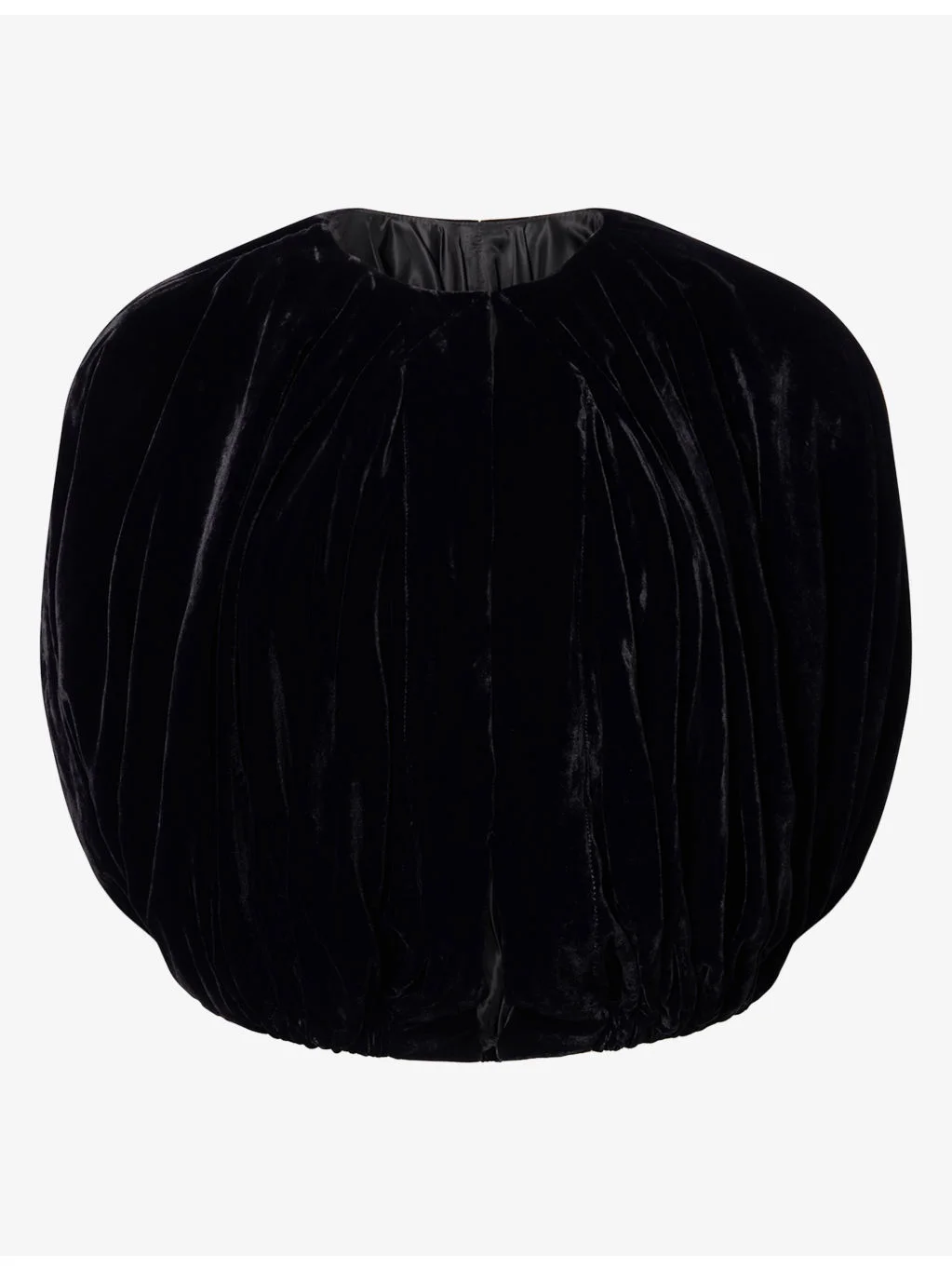 Bubble Cropped Velvet Jacket - 1