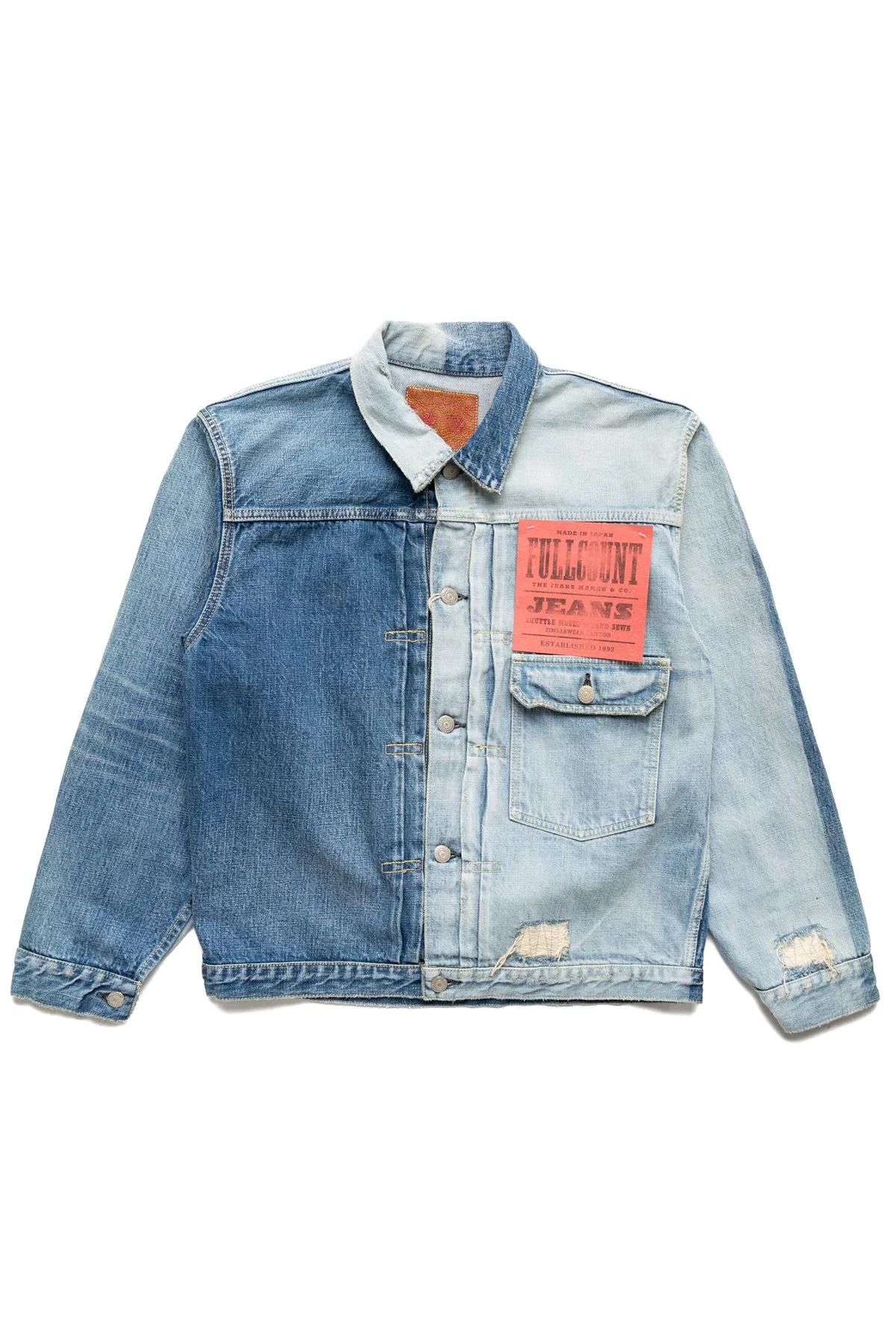 2502-2107 Half Half (Works Of Art Series) Type 1 Denim Jacket - 1