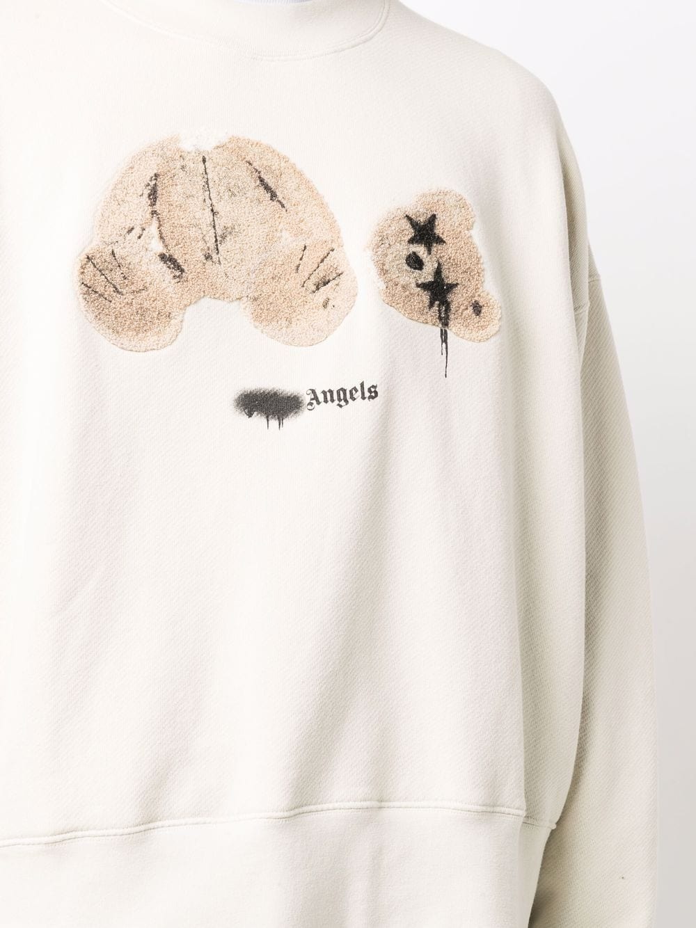 teddy-print sweatshirt - 5