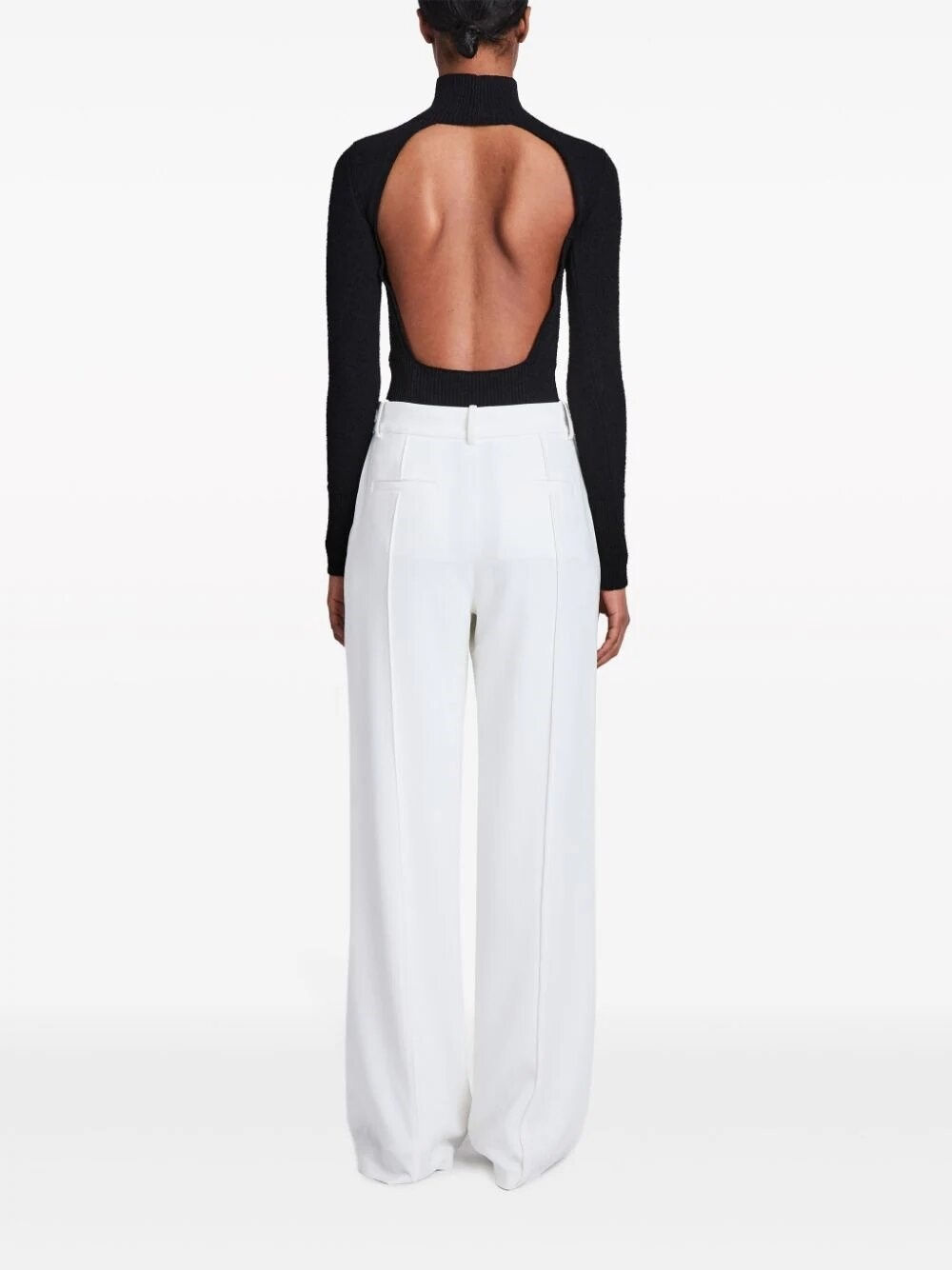 Weyes Pant in Matte Viscose Crepe - 3