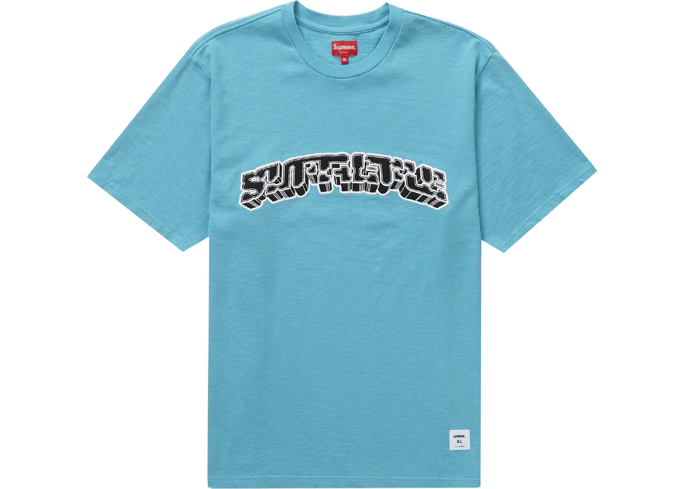 Supreme Block Arc S/S Top Bright Blue - 1