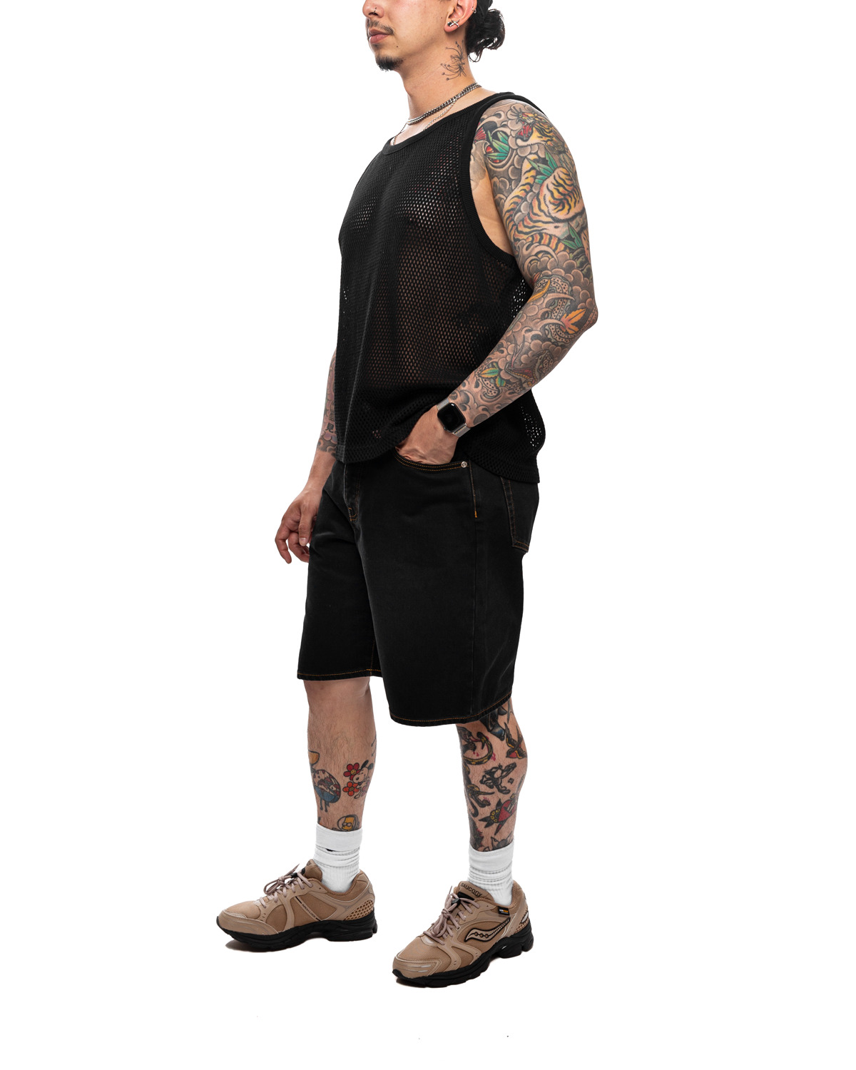 トップス 24SS Stussy Cotton Big Mesh Tank BLACK Big Mesh Tank in black – Stüssy – Stussy AU