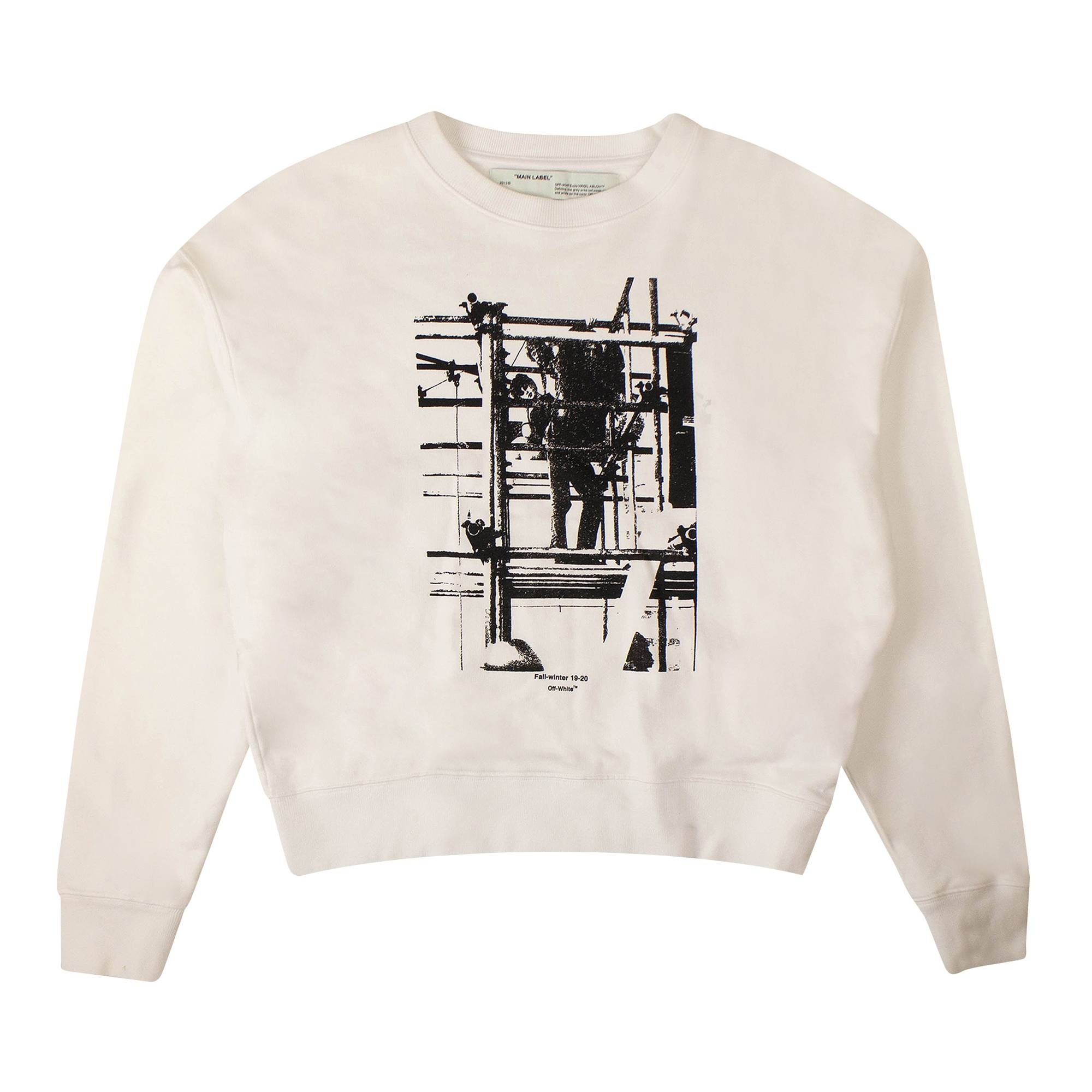 Off-White Graphic Print Sweatshirt 'White' - 1