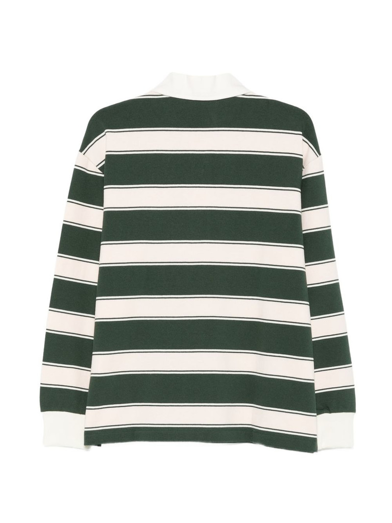 CLOSED striped long-sleeve polo top outlook