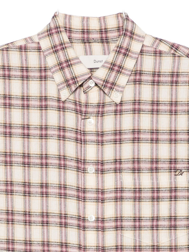 Dunst checked long-sleeve shirt outlook