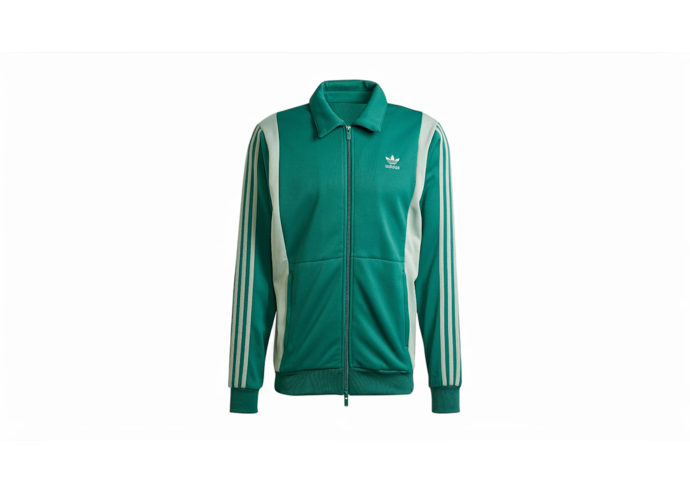 adidas Adicolor Panel Track Top Collegiate Green/Silver Green - 1