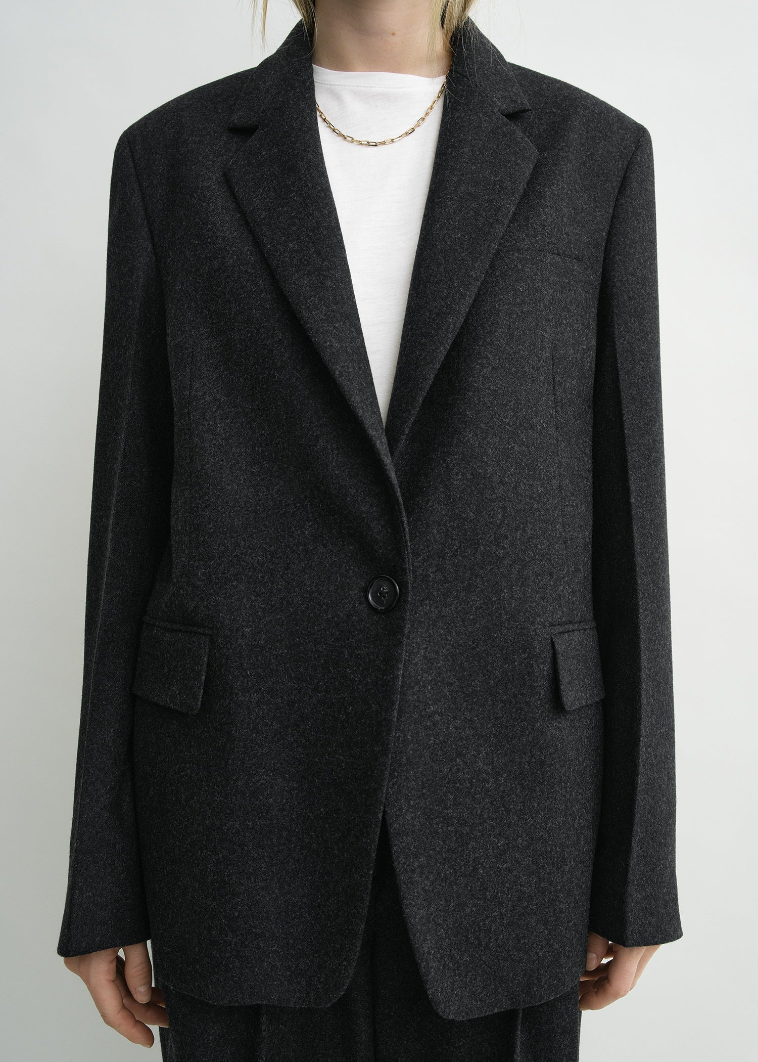 Tailored blazer charcoal - 6