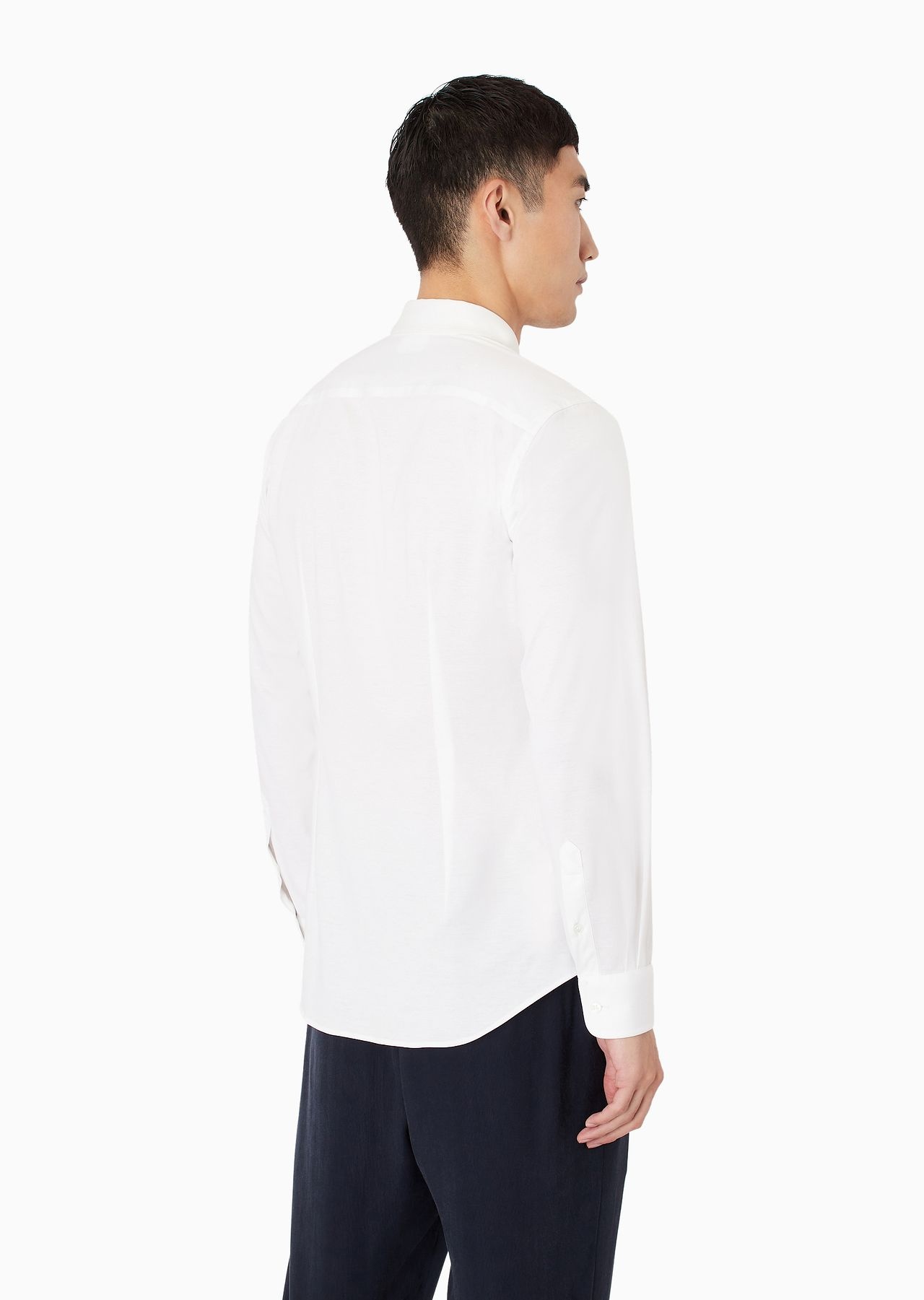 Icon slim-fit, cotton jersey shirt - 3