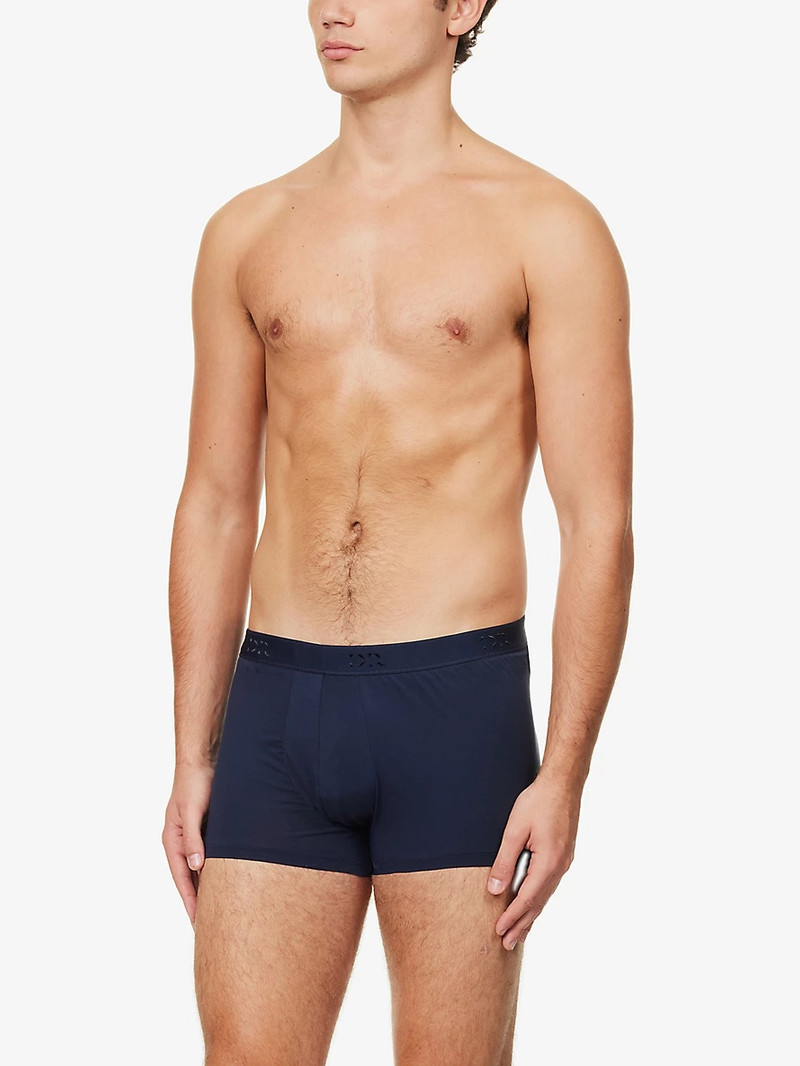 Derek Rose Jack branded-waistband stretch-cotton boxers outlook