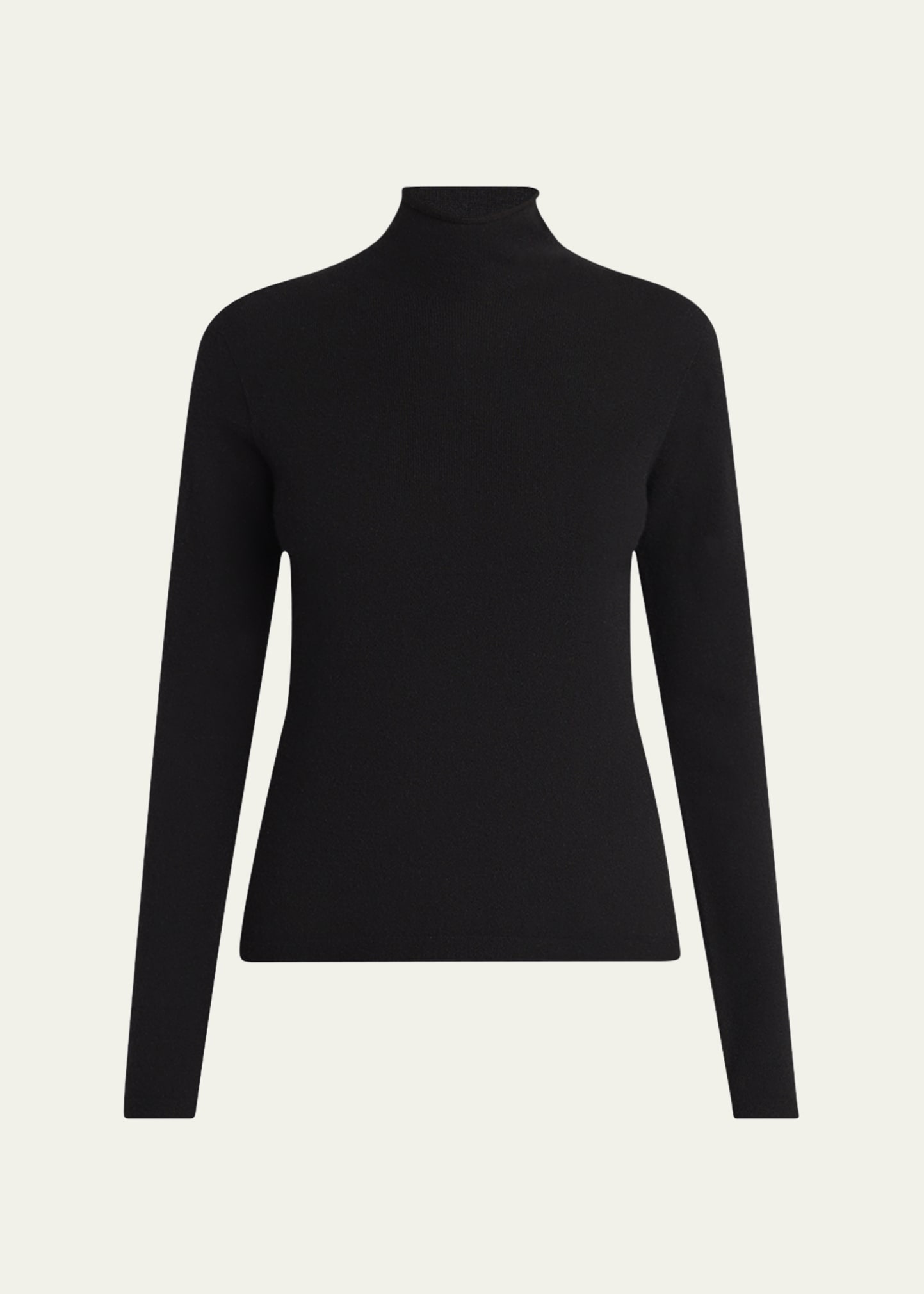 Ilmo Fitted Turtleneck Cashmere Top - 1