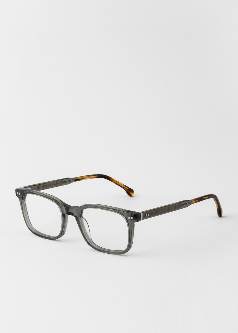Paul Smith Havana Crystal Grey 'Ferguson' Spectacles outlook