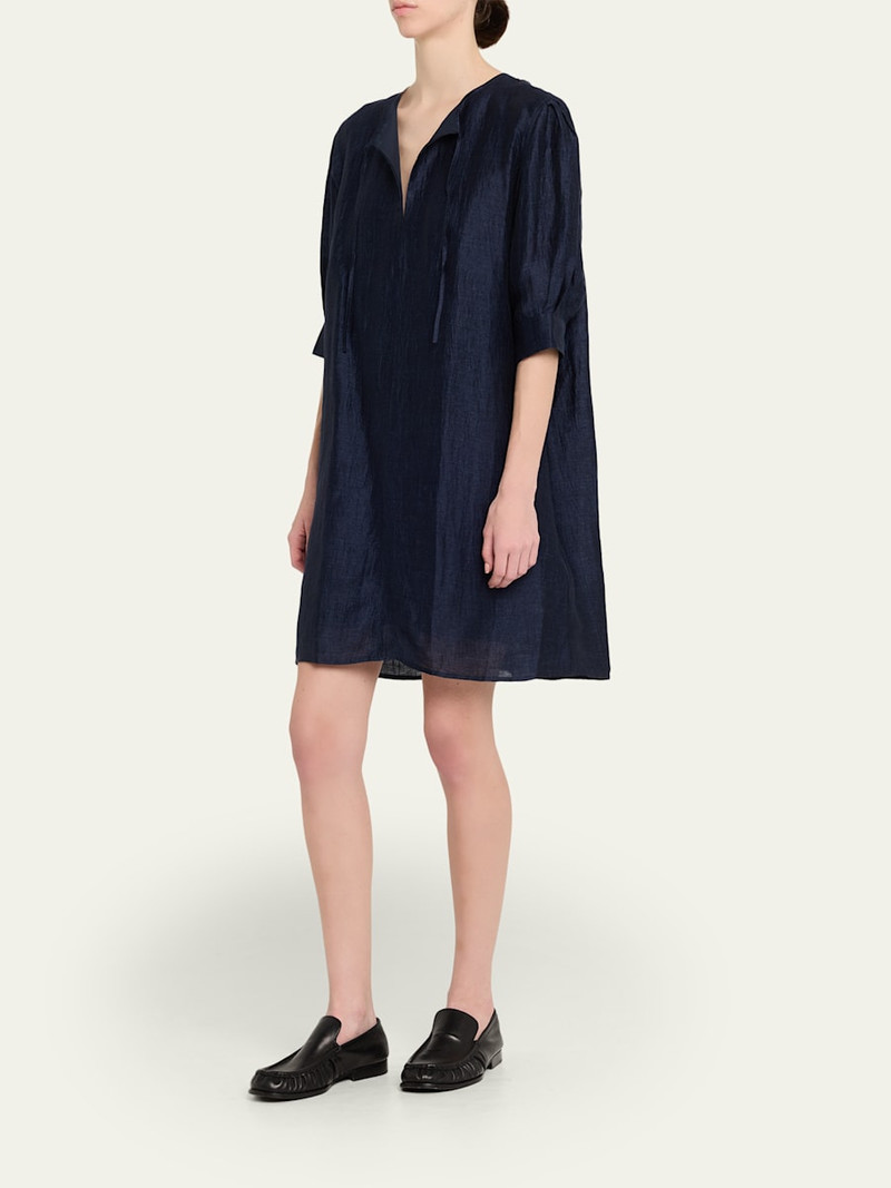 Gigi Italian Linen Mini Dress 4