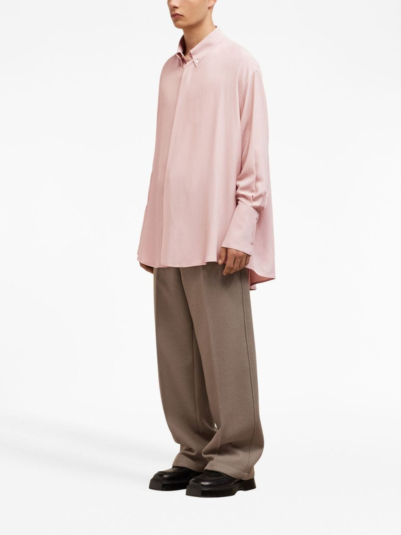 AMI Paris button-down oversized shirt outlook