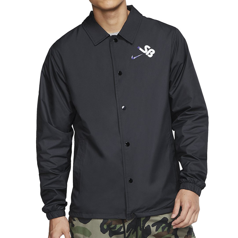 Nike SB Skateboard Skate Jacket Lt Armory Black BV8739-010 - 1