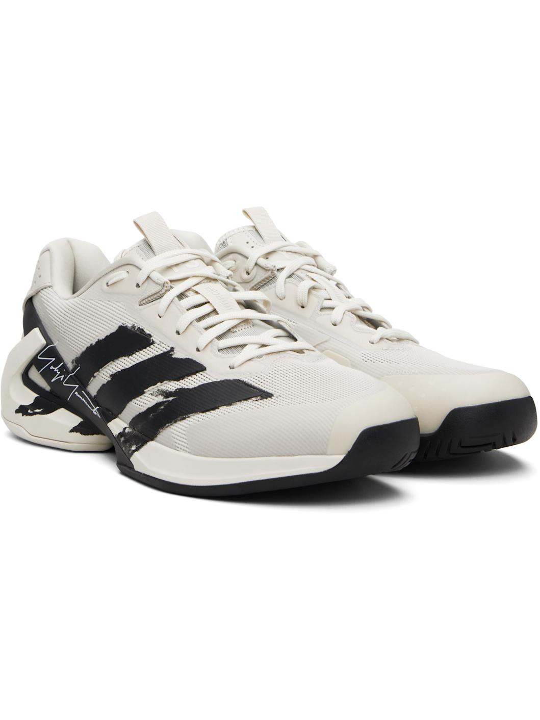 Gray US Open adizero Ubersonic 5 Sneakers - 4