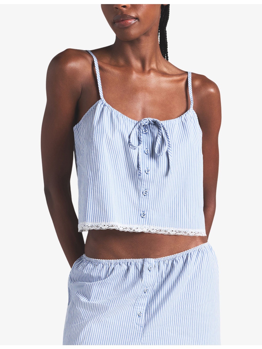 Sleep Striped Cotton Cami Top - 5