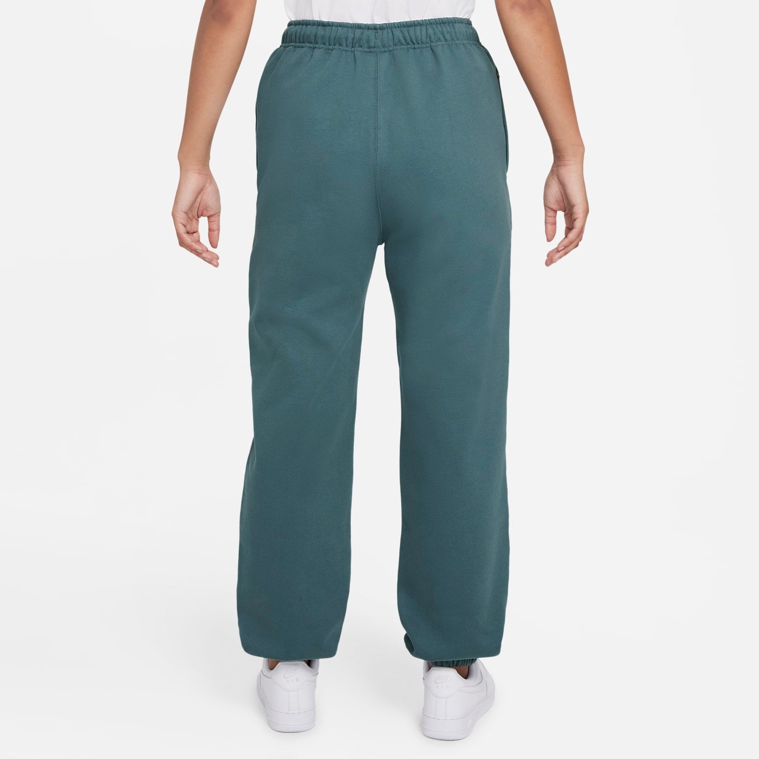 (WMNS) Nike Solo Swoosh Sweatpants 'Green' CW5565-387 - 2