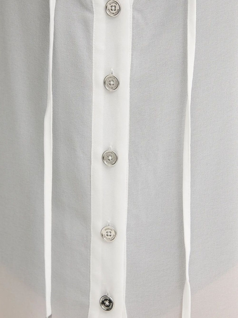 button-front tie-neck top 4