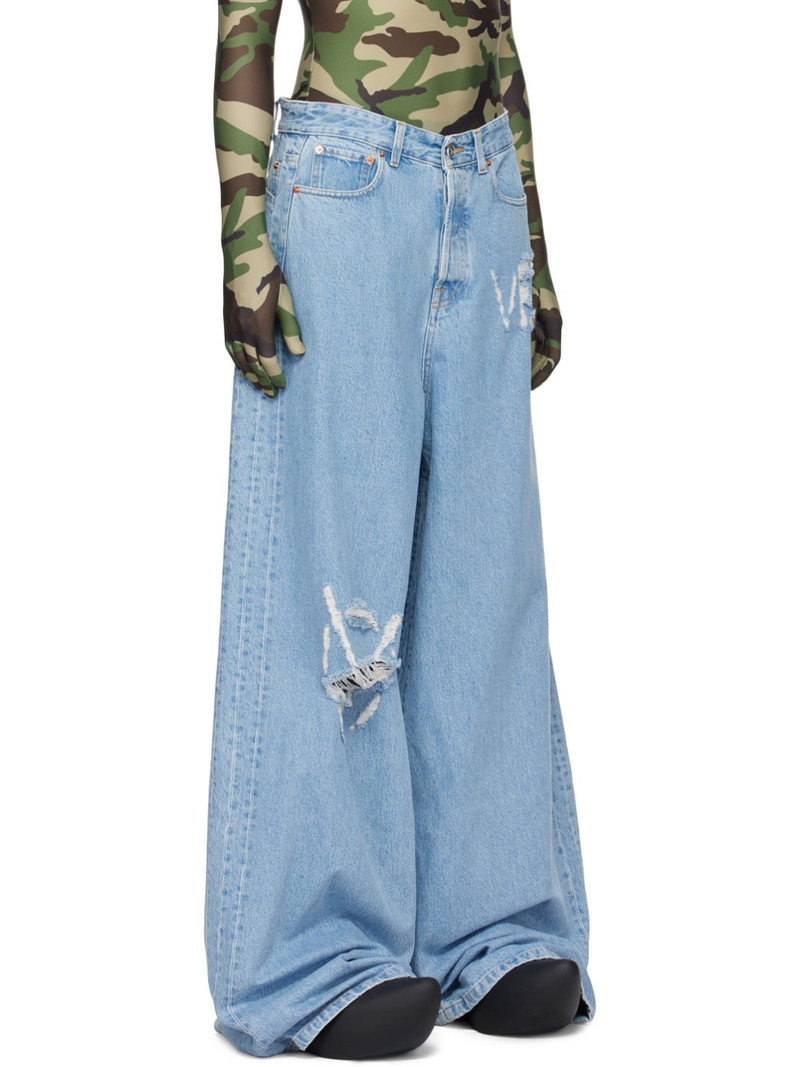 Blue Destroyed Jeans 2