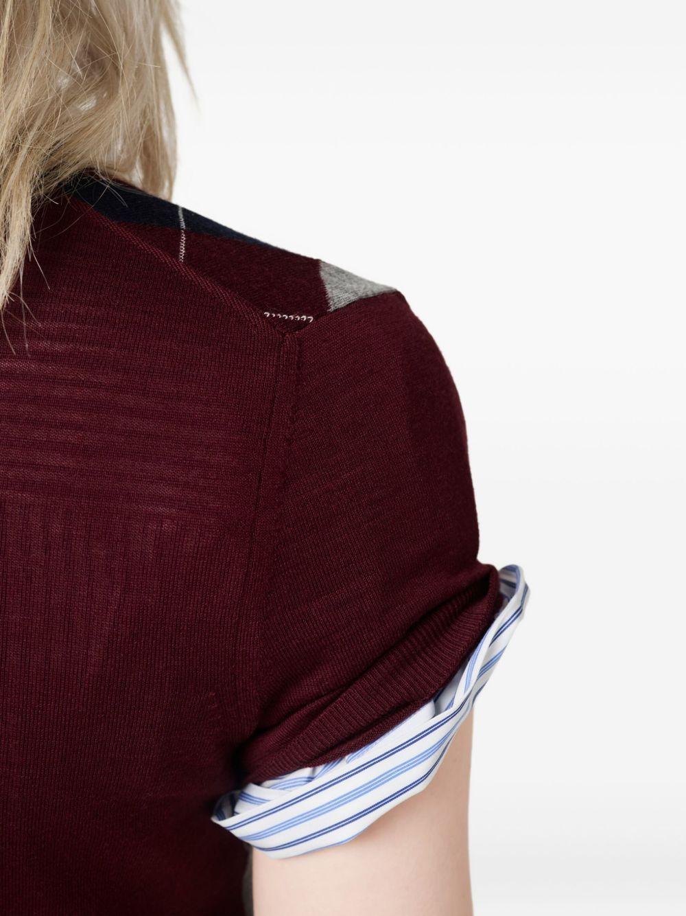 argyle intarsia-knit sweater - 5