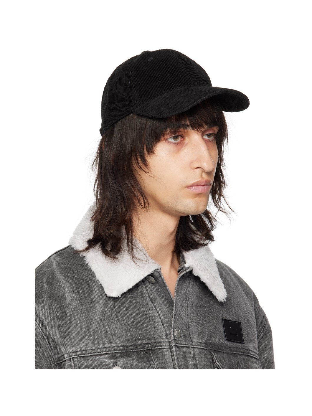 Black Micro Patch Cap - 2