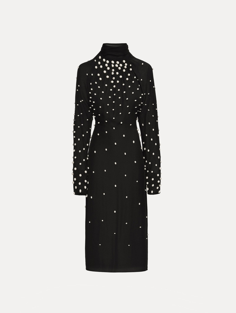PEARL CLUSTER GEORGETTE DRESS 1