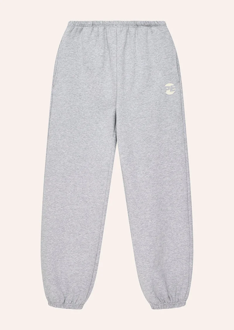 VOLTAGE TRACKPANT IN MID GREY MARLE - 1