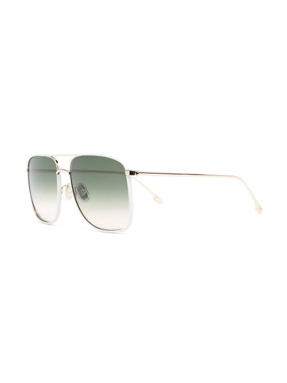 square-frame aviator sunglasses - 2