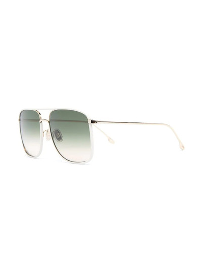 Victoria Beckham square-frame aviator sunglasses outlook