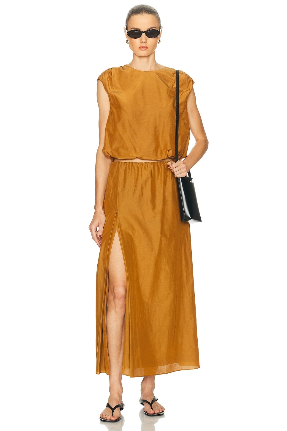 Cosma Gathered Sleeveless Top - 4