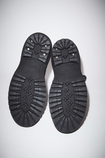 Acne Studios Lug sole ankle boots - Black/black outlook