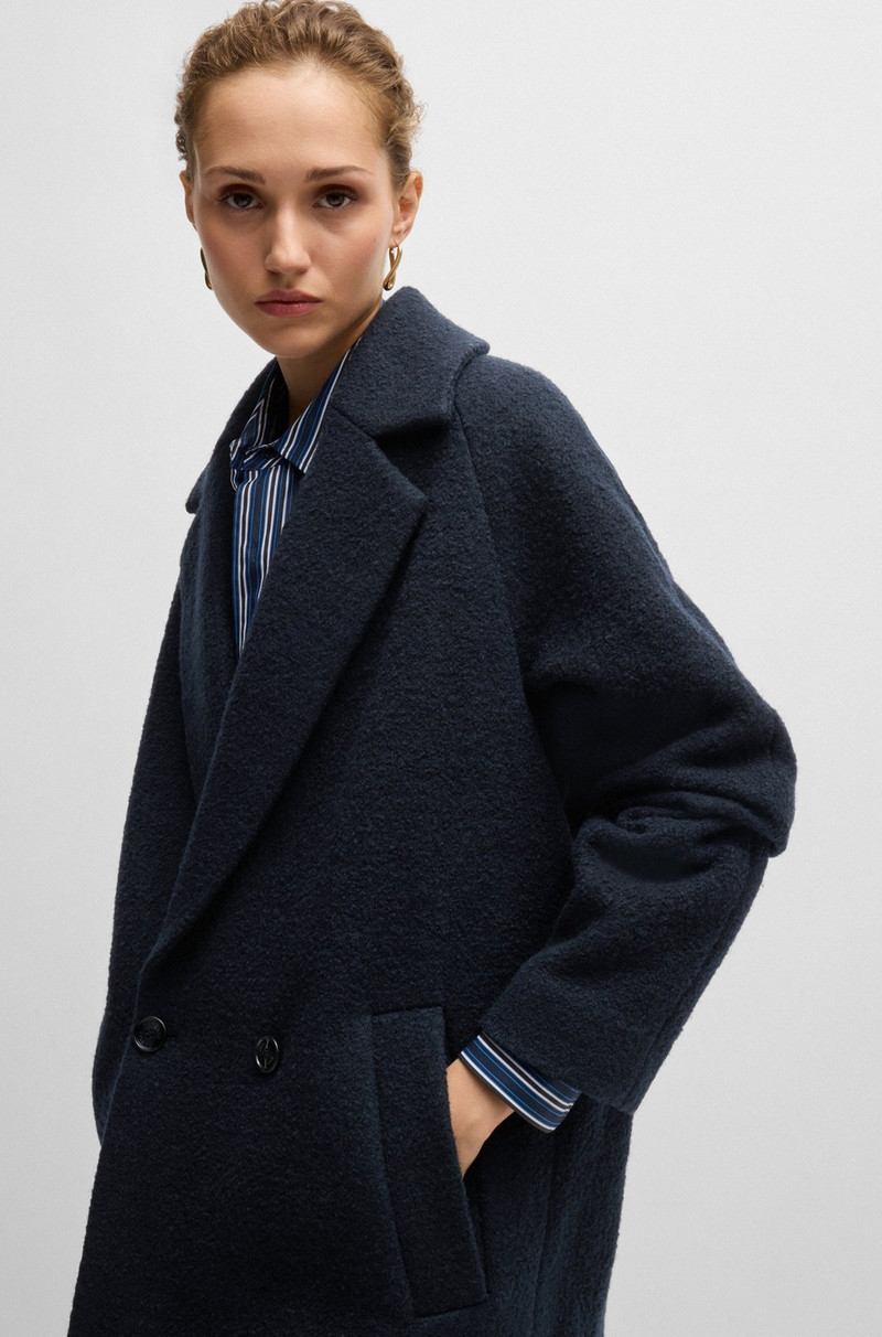 LOOSE-FIT COAT IN TEXTURED WOOL 6