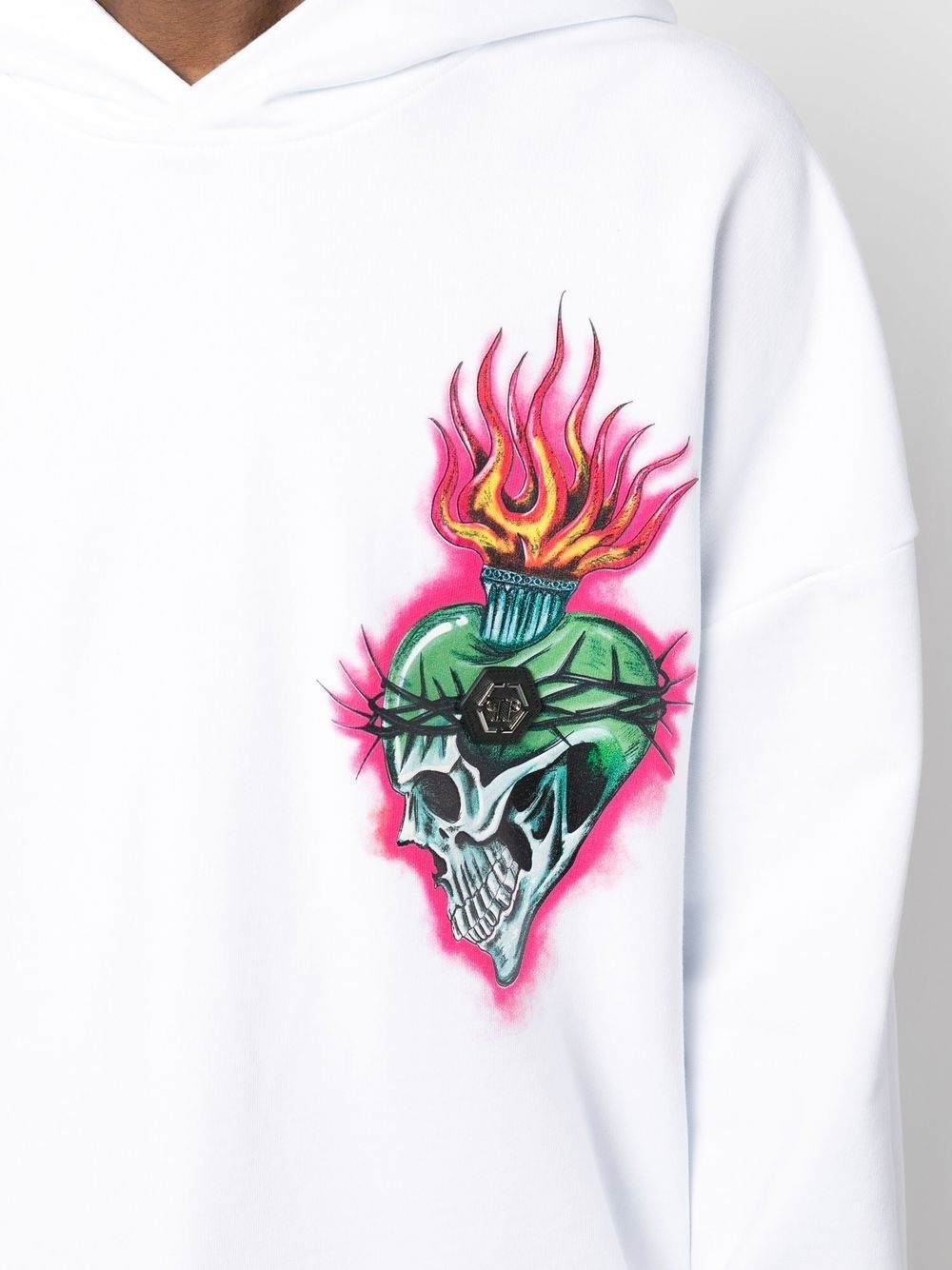 Love Tattoo long-sleeve hoodie - 5