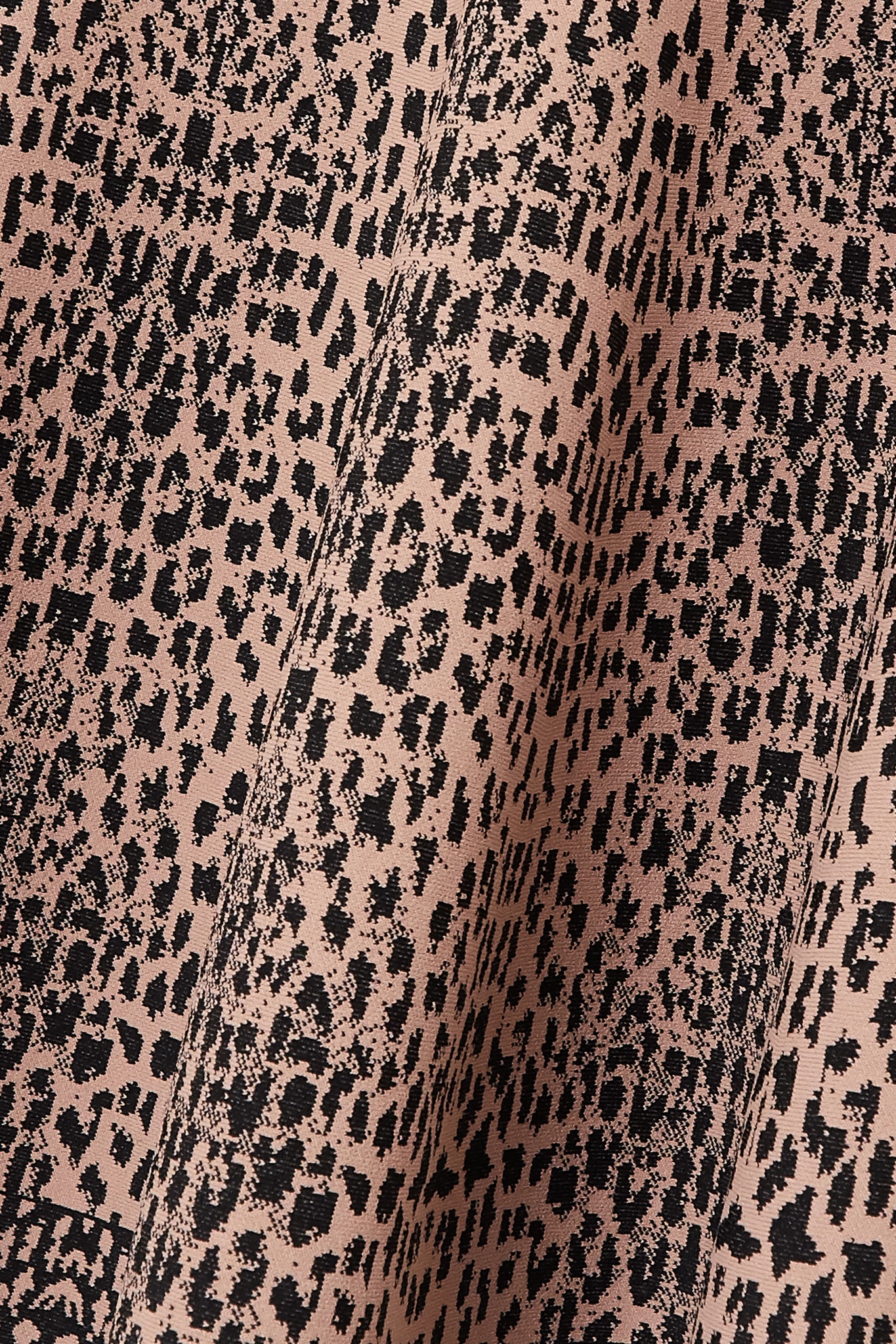 Pleated jacquard-knit mini skirt - 5