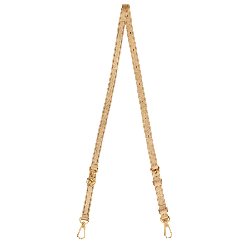 Shoulder strap Gold - Leather 1