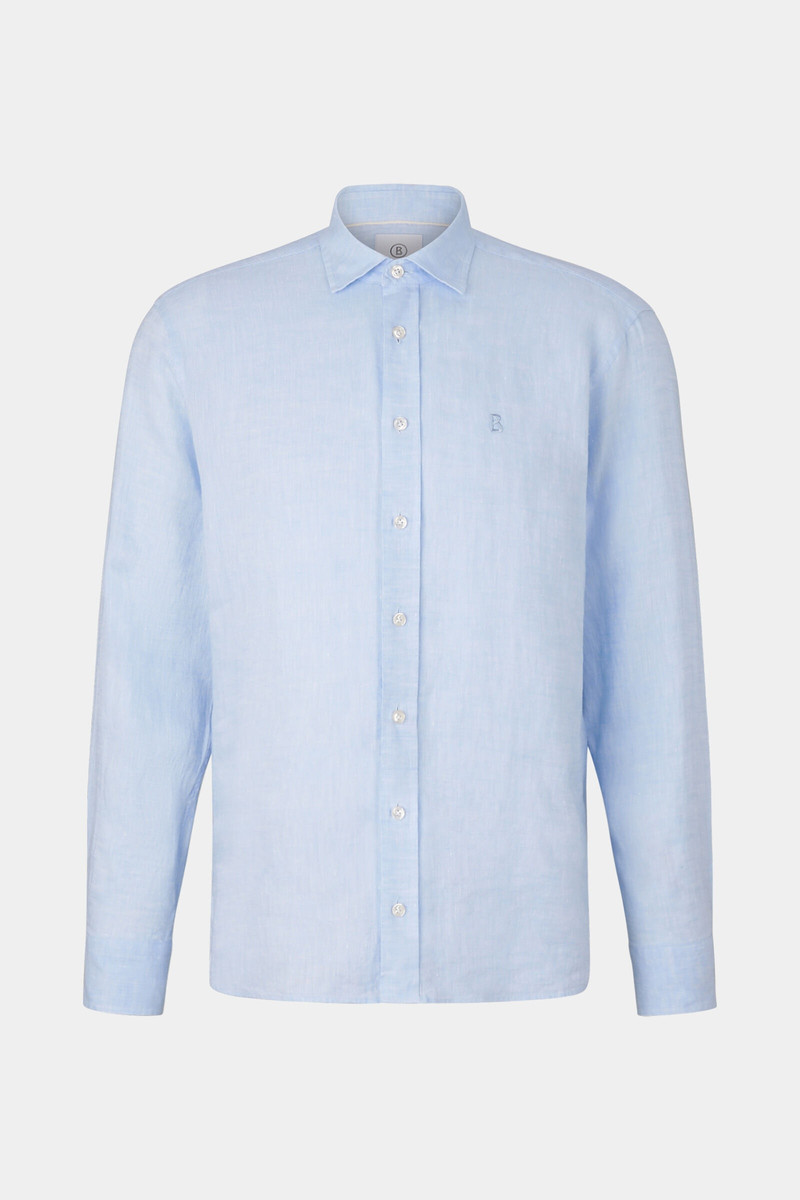 Timi Linen shirt in Light blue 1