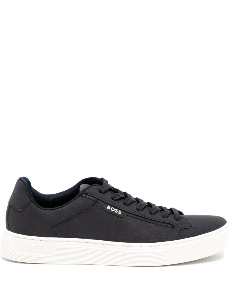 logo print sneaker 1