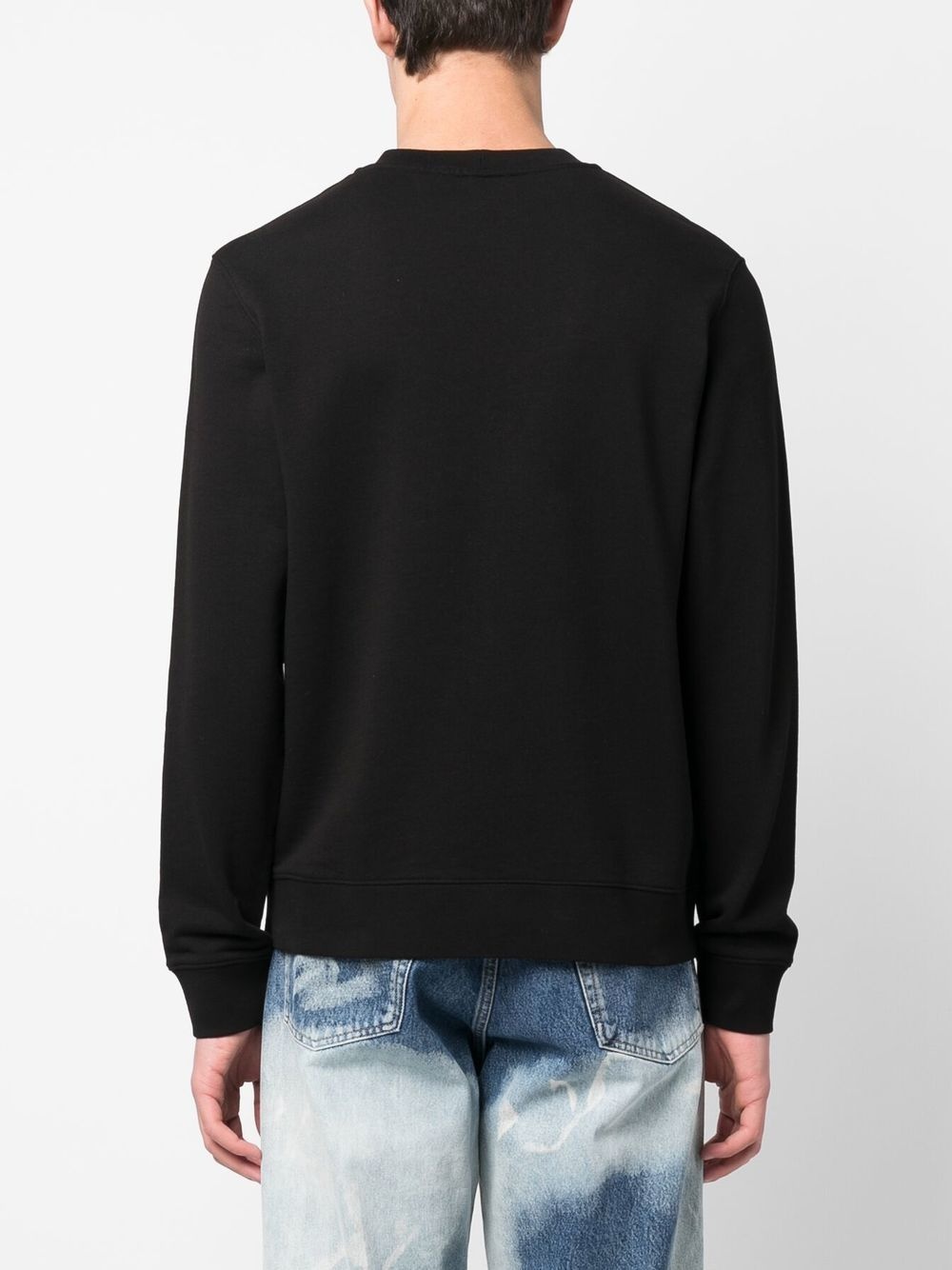 embroidered cross crew-neck sweatshirt - 4