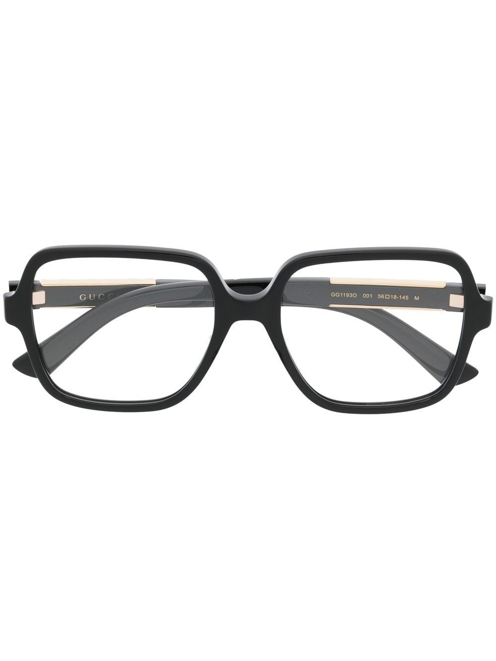 square frame glasses - 1