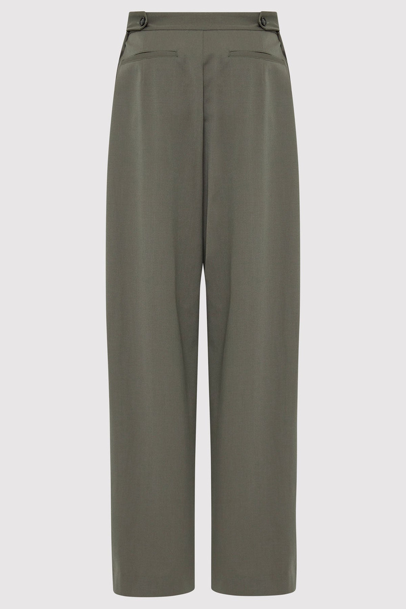 ST. AGNI Adjustable Pants - Smokey Olive outlook