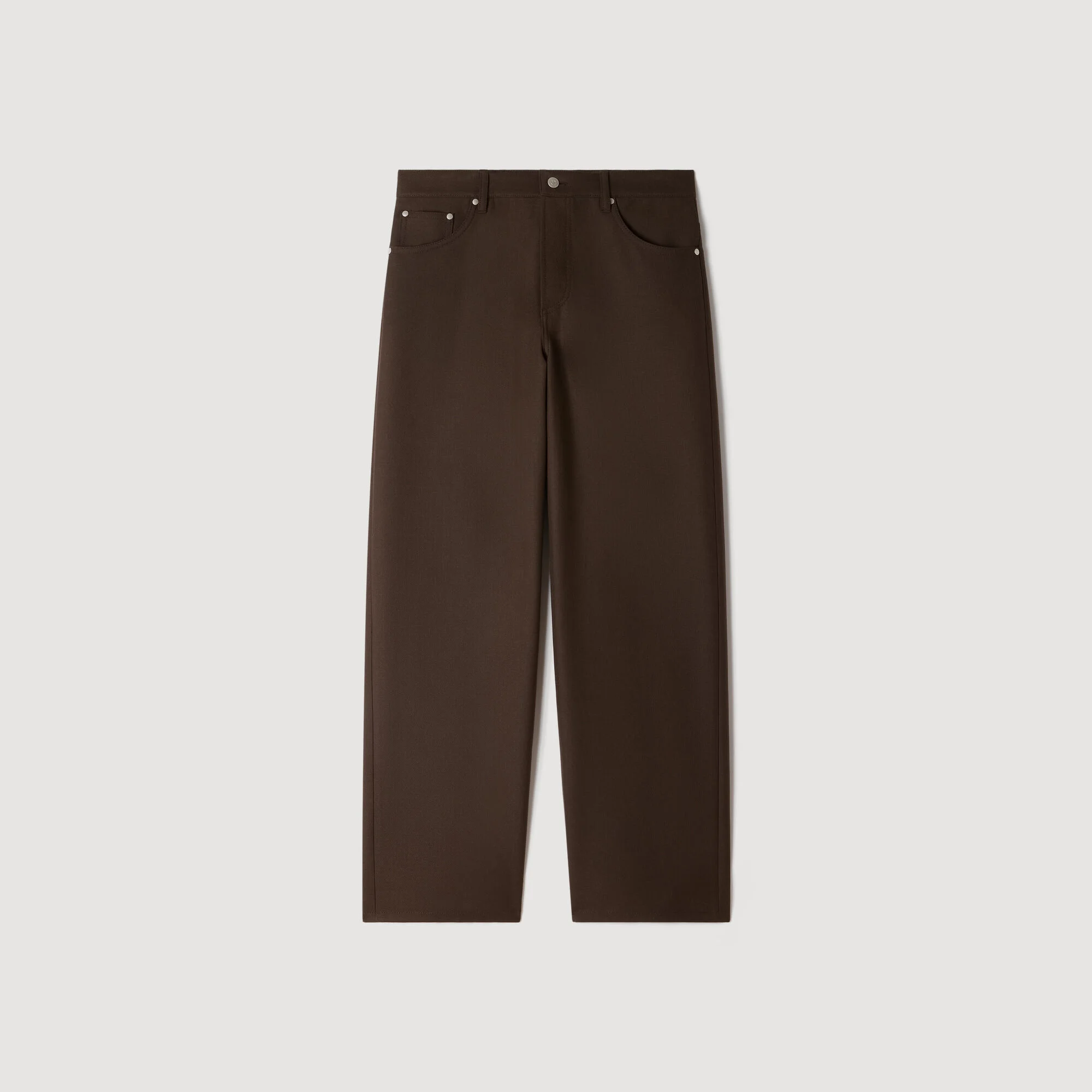 STRAIGHT-LEG 5-POCKET TROUSERS - 1
