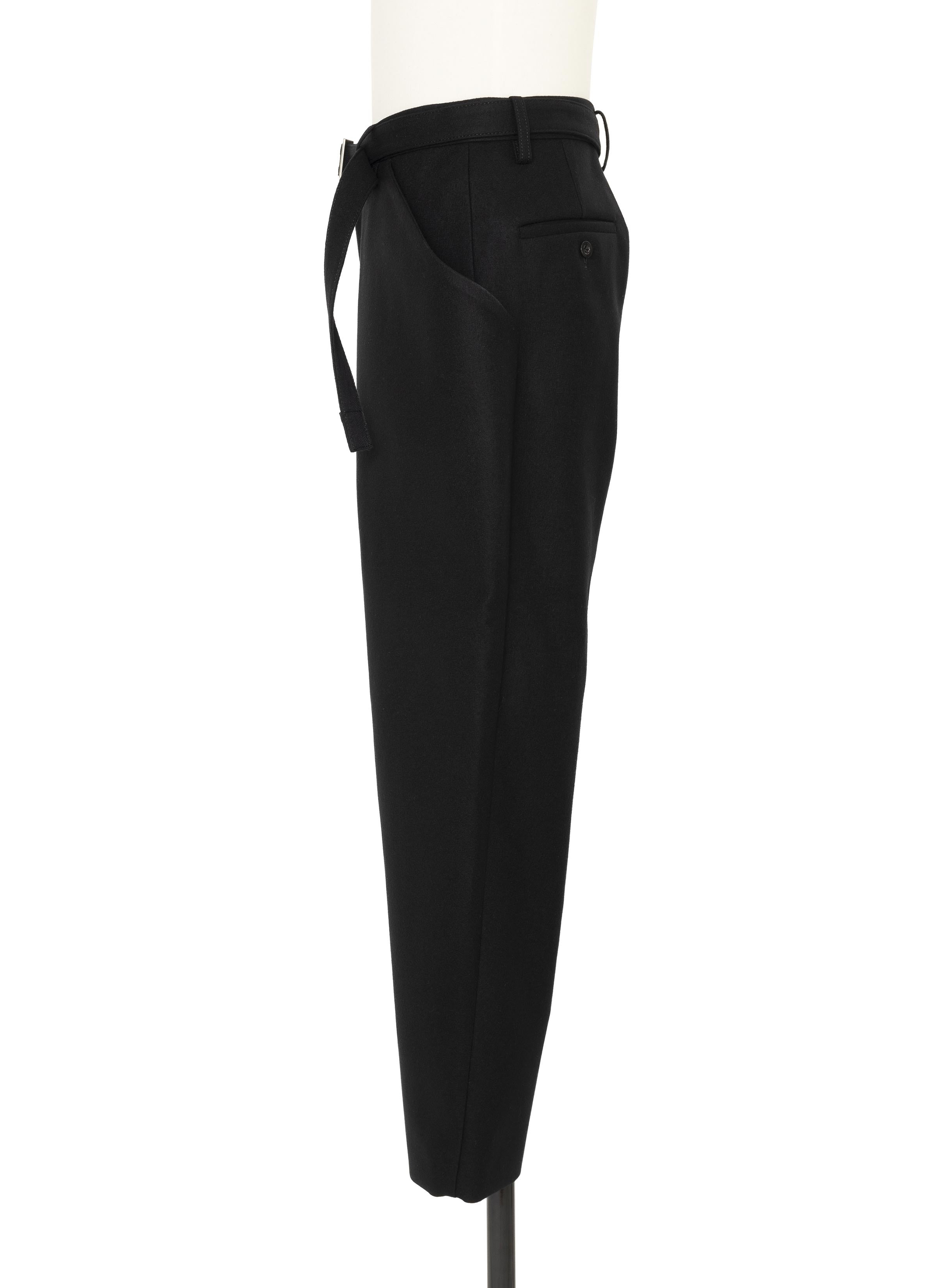 Wool Melton Pants - 3