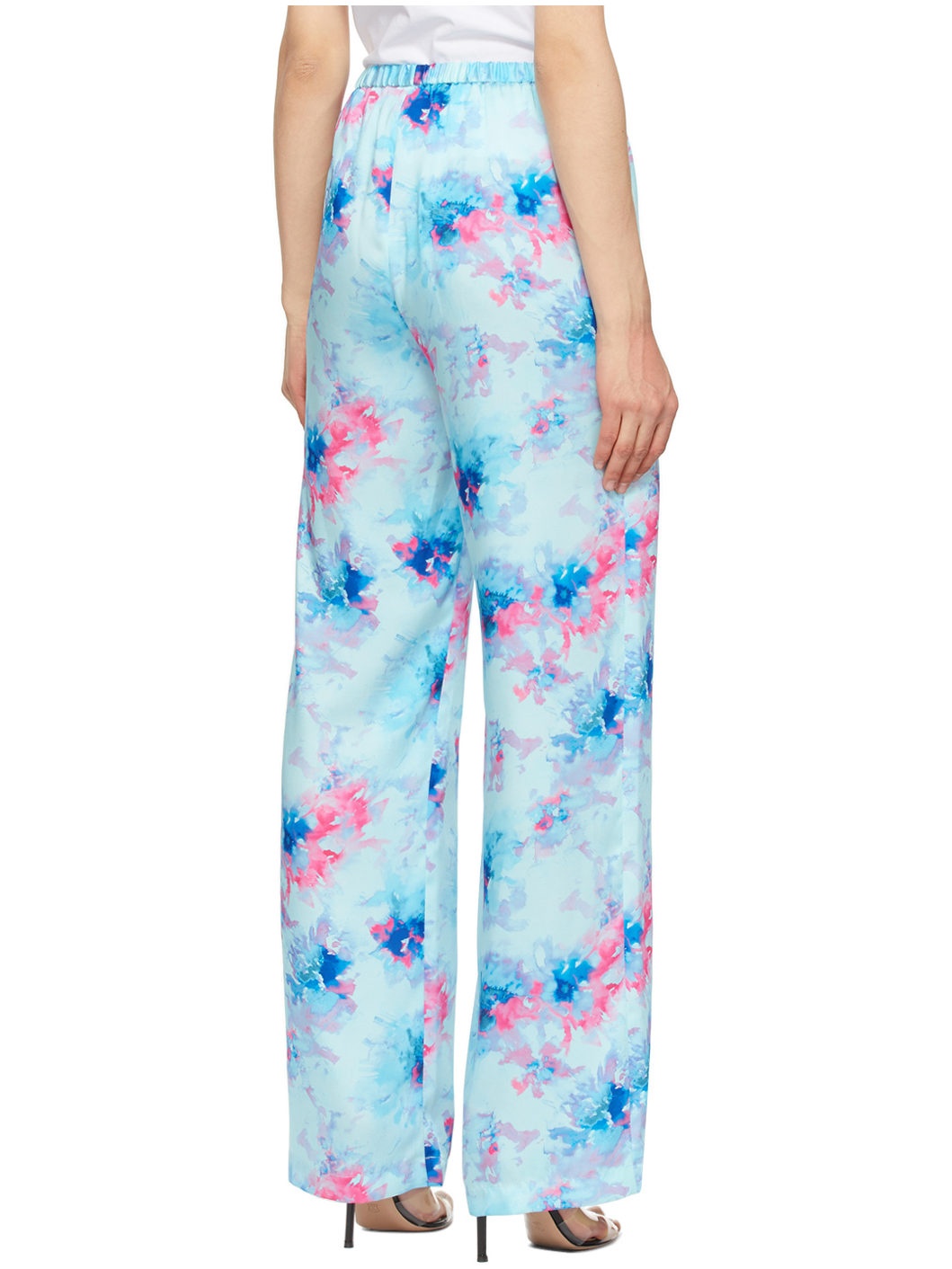 Blue Tie-Dye Lounge Pants - 3