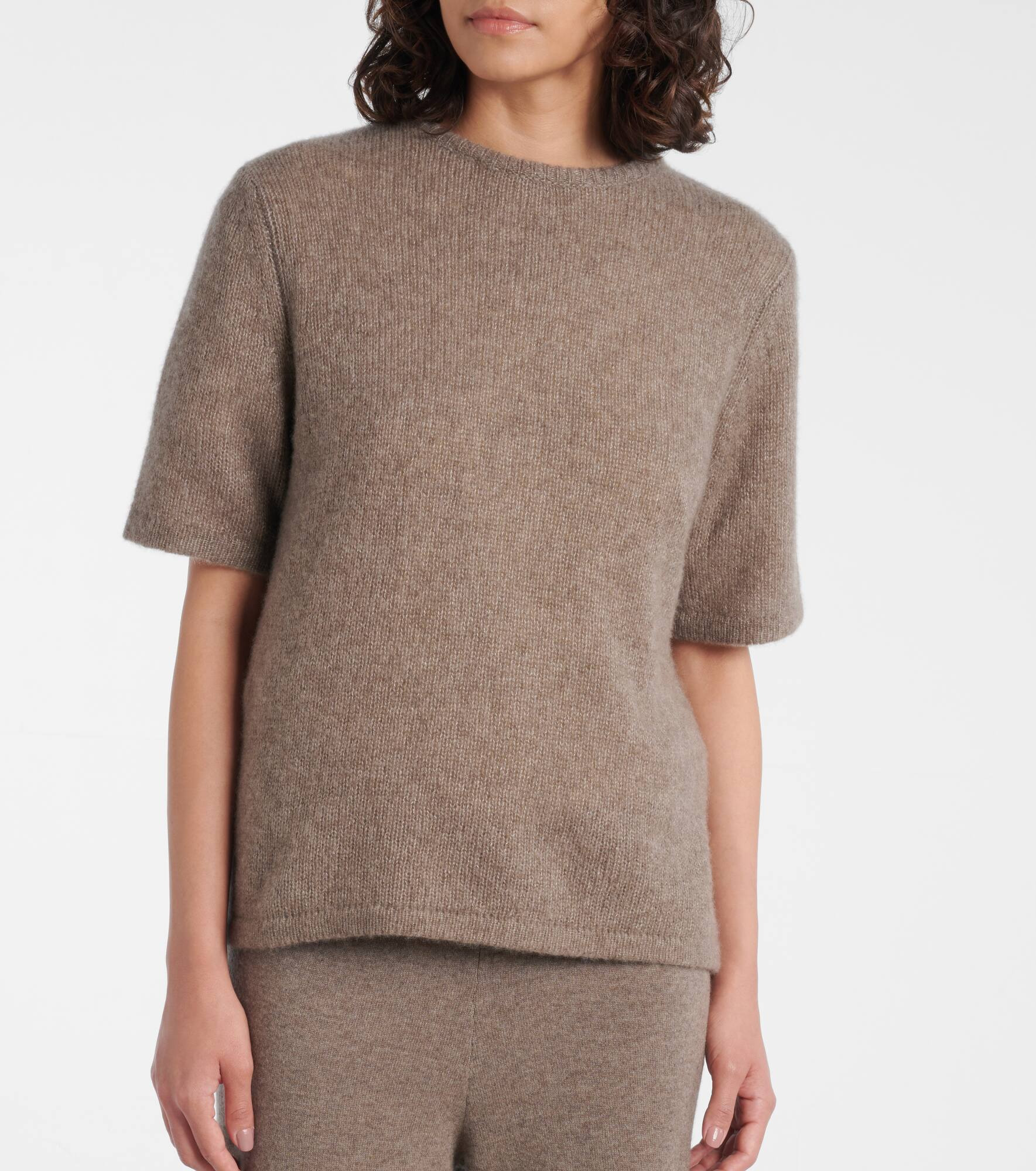 Cecelia cashmere and silk T-shirt - 6