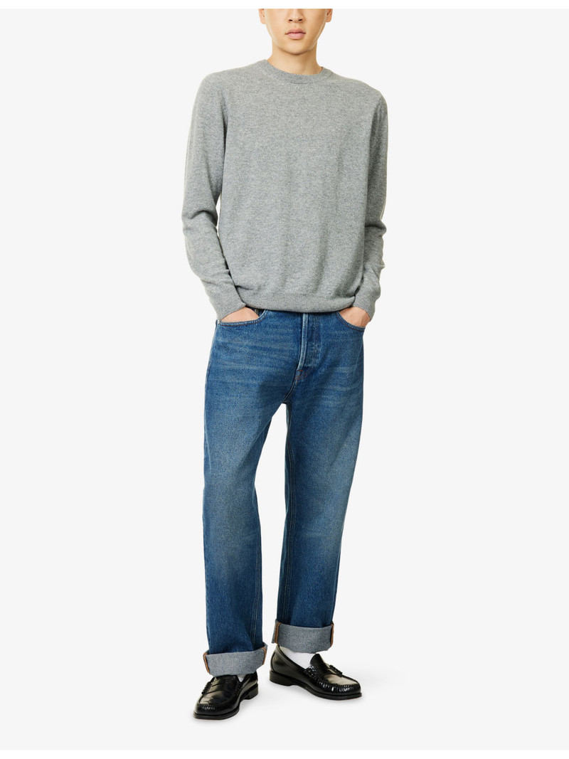 Sunspel Crew Brushed Cashmere Knitted Jumper outlook