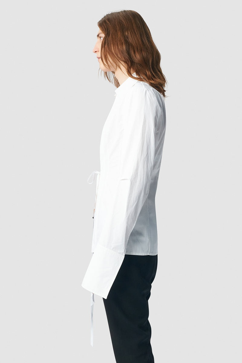 Ann Demeulemeester Lambrecht Open Front Fitted Shirt outlook