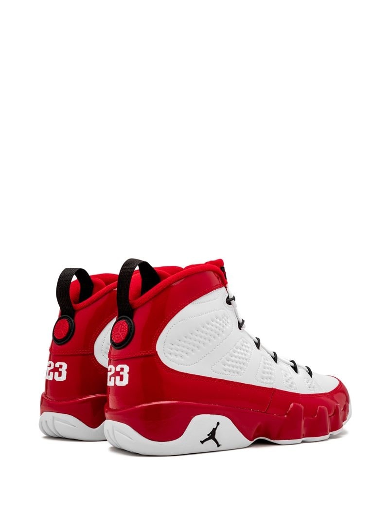 Air Jordan 9 white/red/black - 3