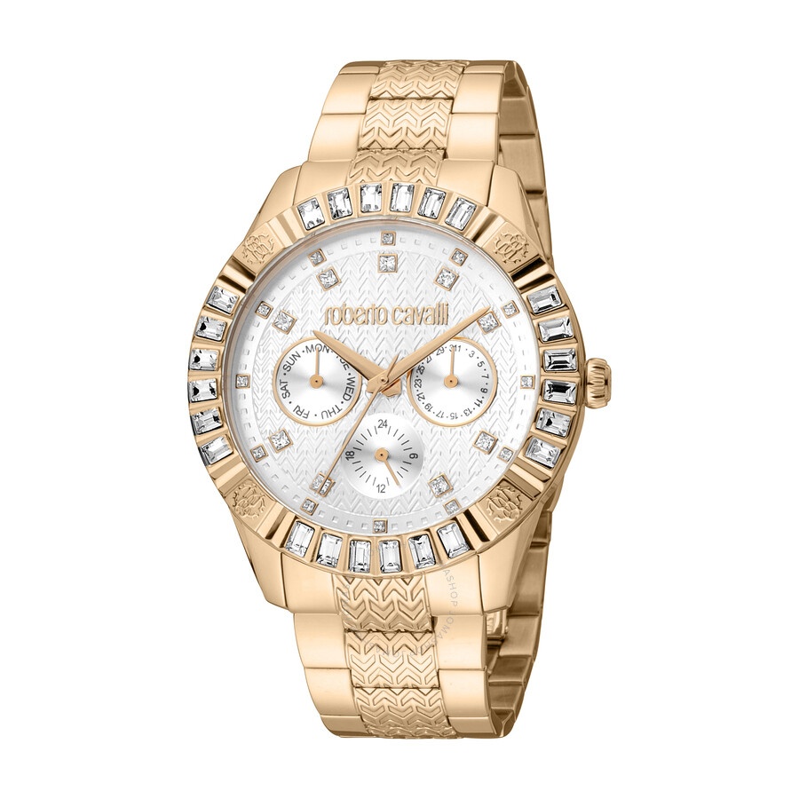 Roberto Cavalli Fashion Watch Quartz Silver Dial Ladies Watch RC5L041M0085 - 1